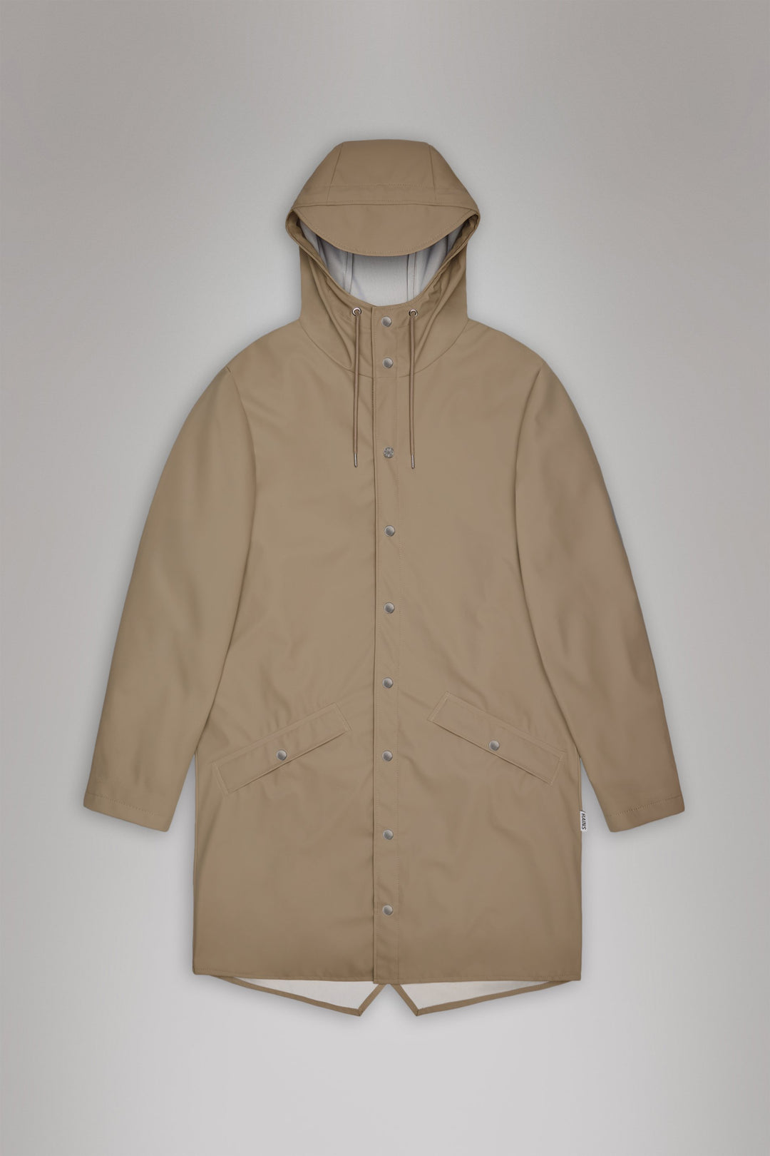 Rains Long Jacket Beige