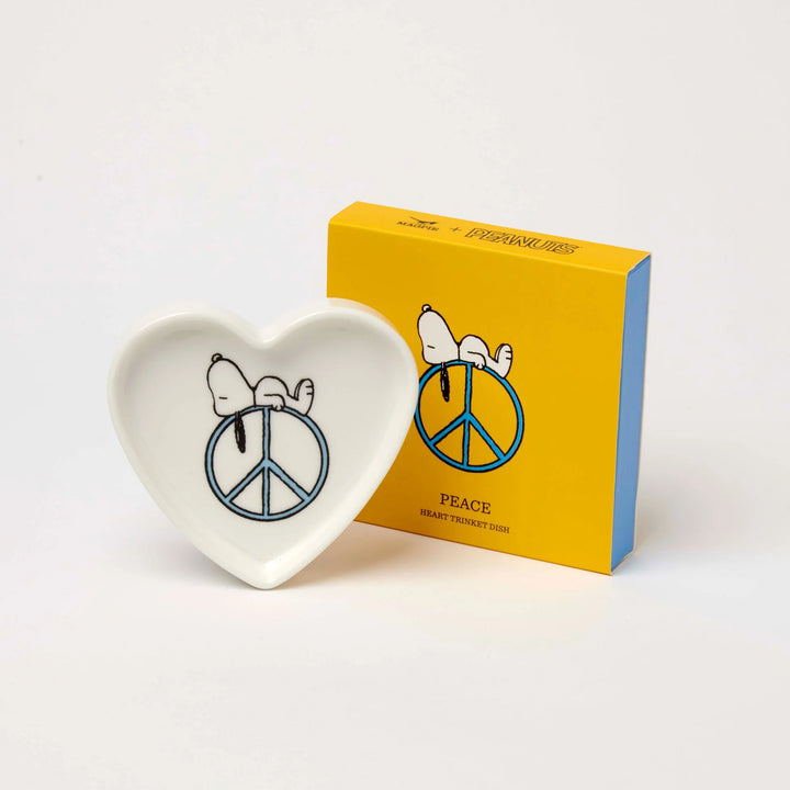 Peanuts Heart Trinket Dish - Peace