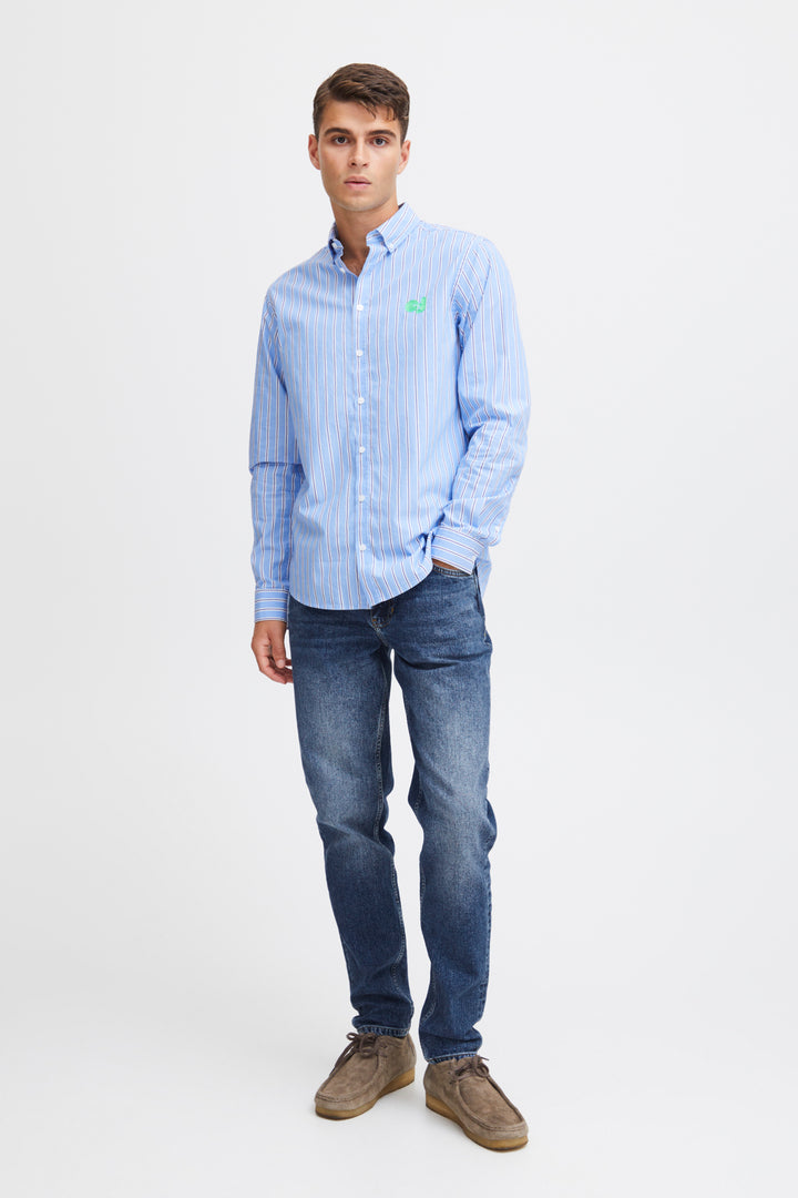 Casual Friday Karup 5 Pocket Regular Jeans - Mid Blue