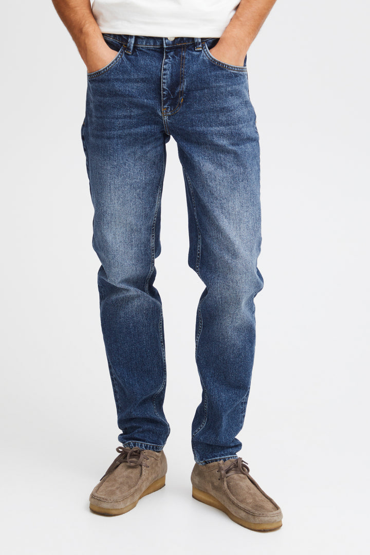 Casual Friday Karup 5 Pocket Regular Jeans - Mid Blue