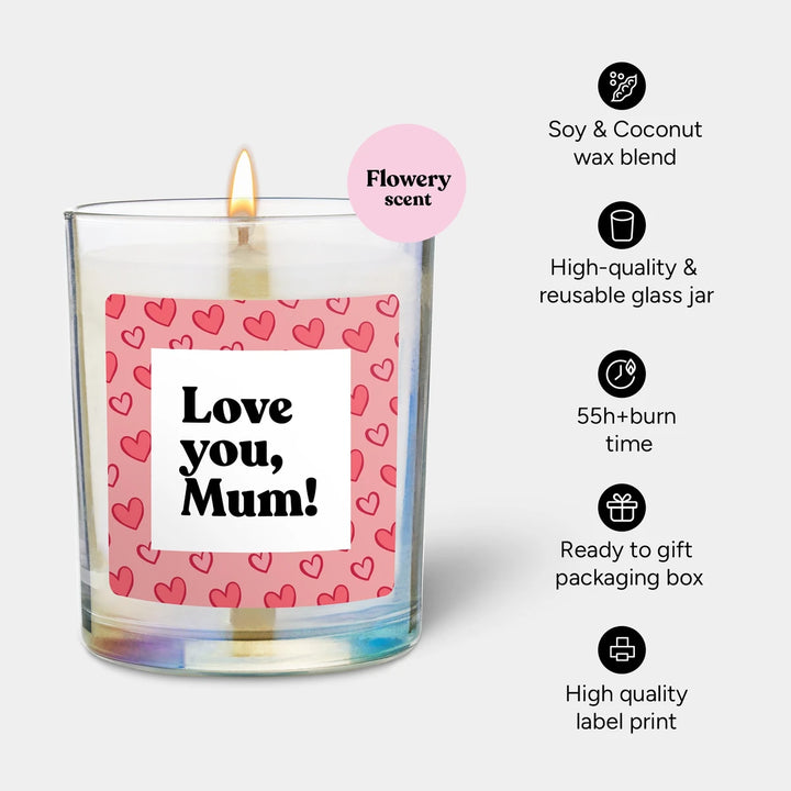 Candlehand Love U Mum Candle