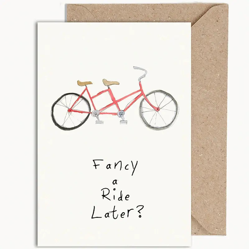 Weird Watercolours Ride Later Card