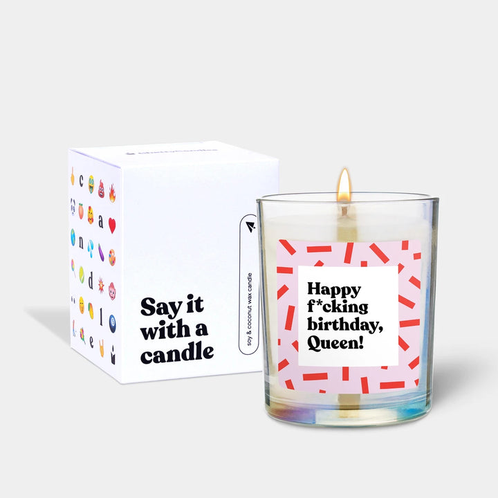 Candlehand Happy F*cking Birthday Queen Candle
