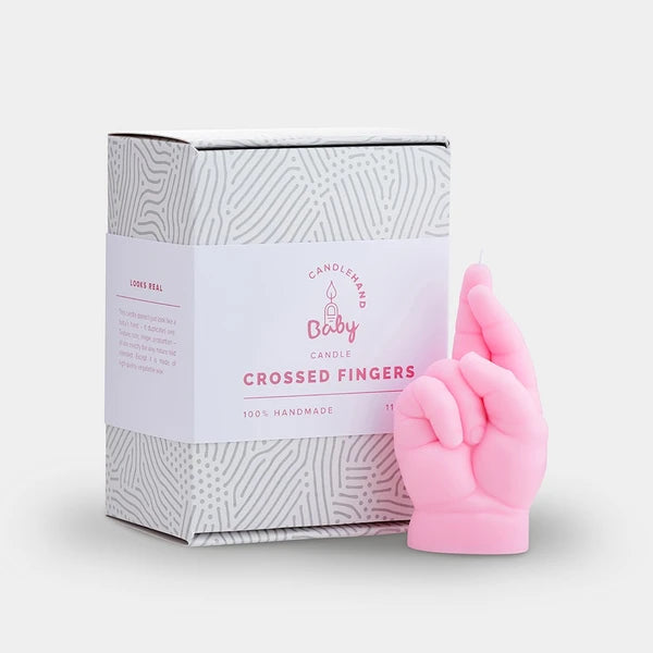 CandleHand Crossed Fingers (Baby Pink)
