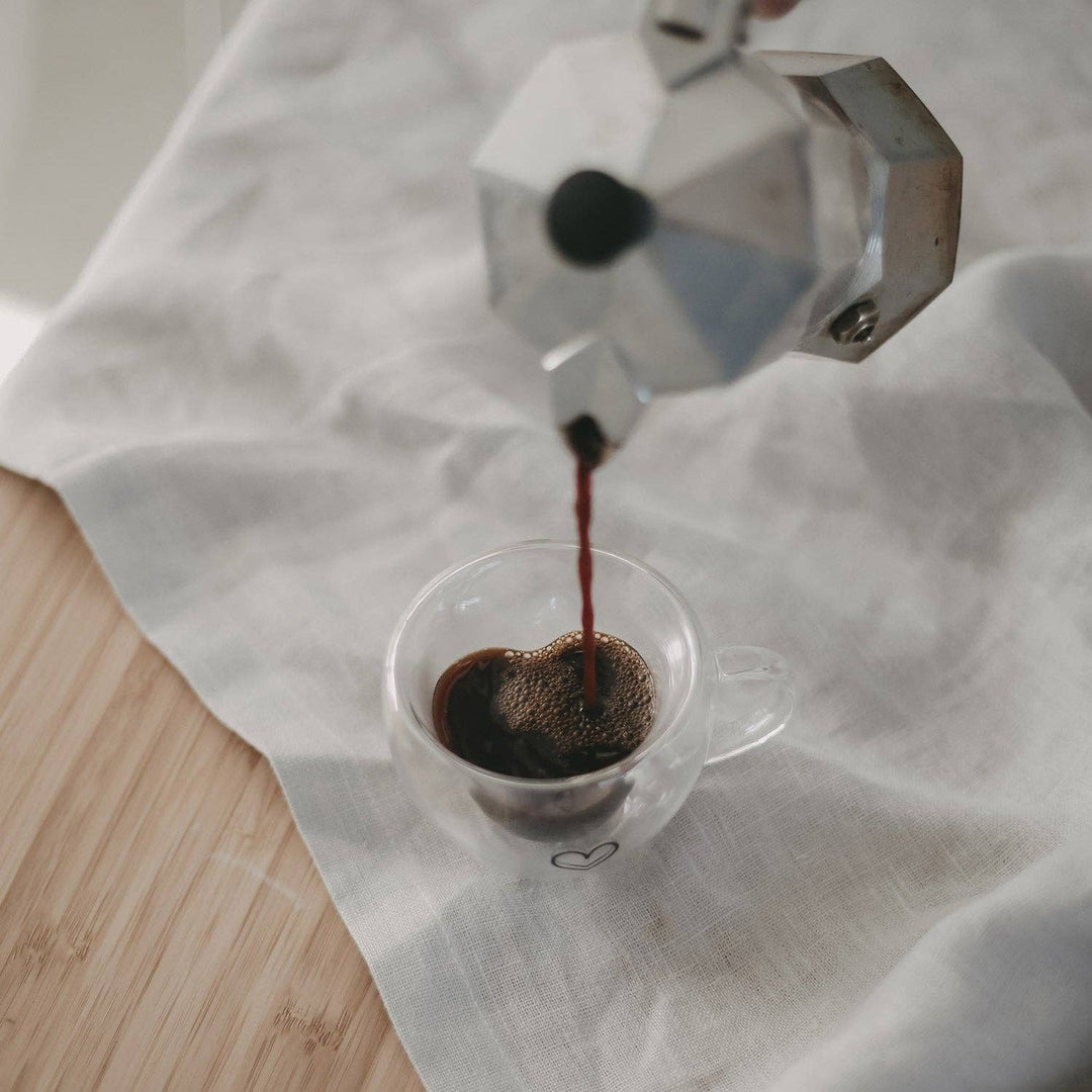 Eulenschnitt Espresso Heart Glass Mug