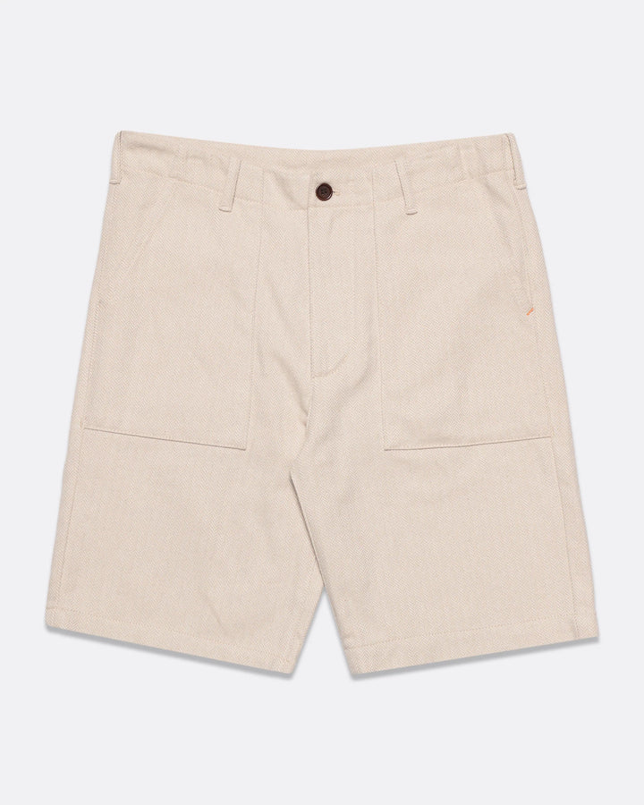 Far Afield Coup Shorts - Brushed Herringbone