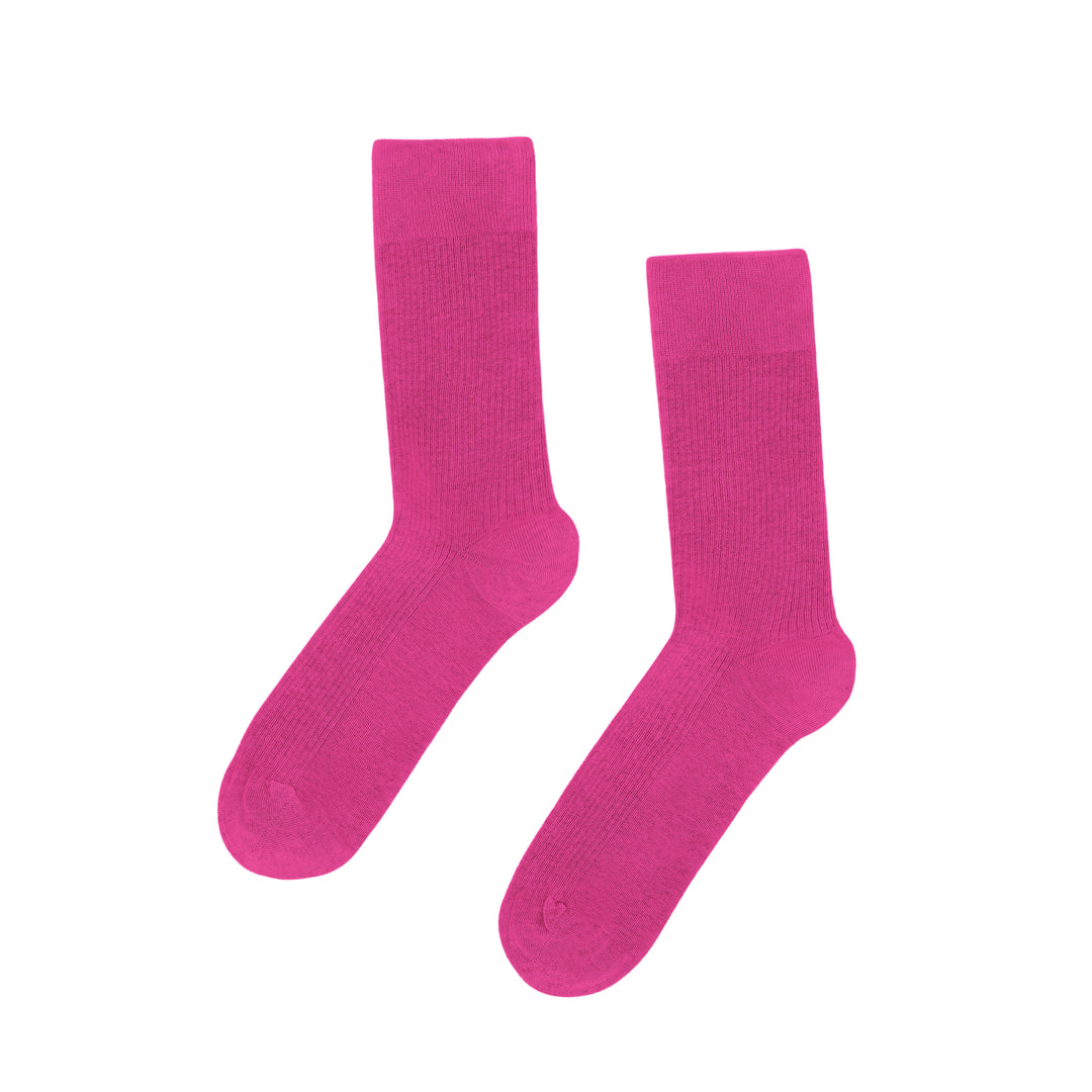 Colorful Classic Organic Sock- Bubblegum Pink