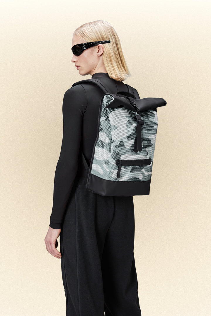 Rains Rolltop Rucksack Mesh