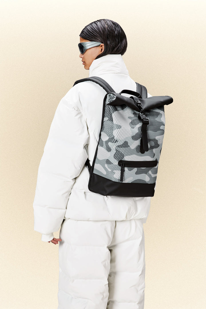 Rains Rolltop Rucksack Mesh