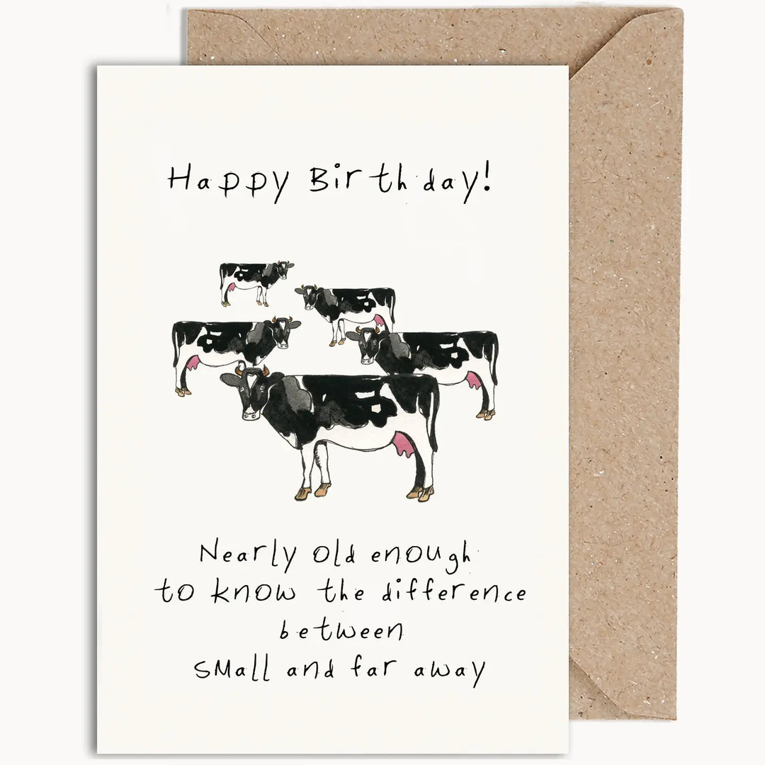 Weird Watercolours Small Faraway Card