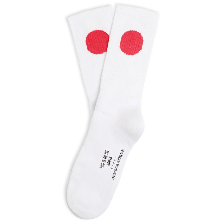 Democratique x Edwin Jeans Socks - Japanese Sun