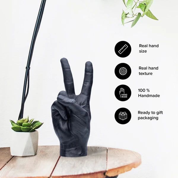CandleHand "Peace" Black