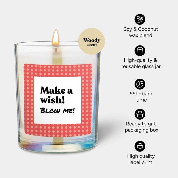 Candlehand Make A Wish! Candle