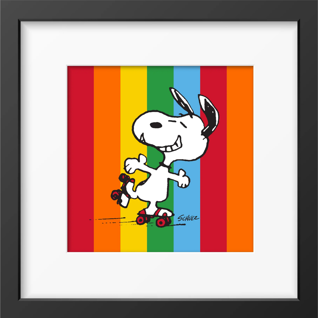 Peanuts Good Times Framed Print Handmade