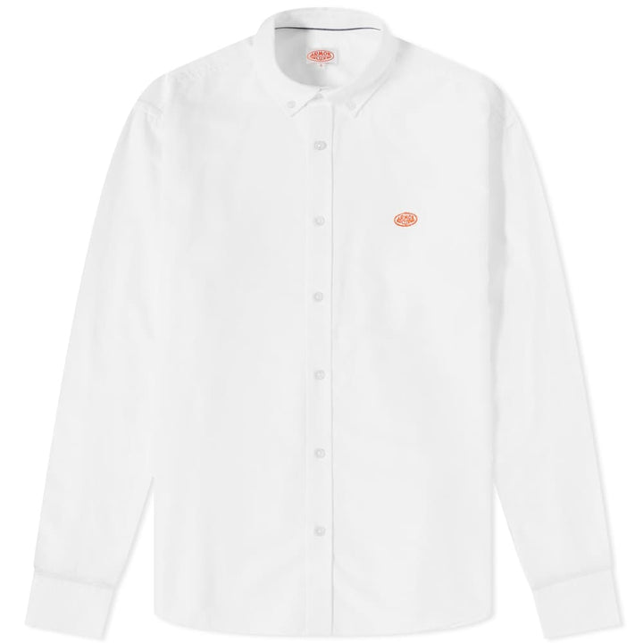 Armor Lux Logo Oxford Shirt - White