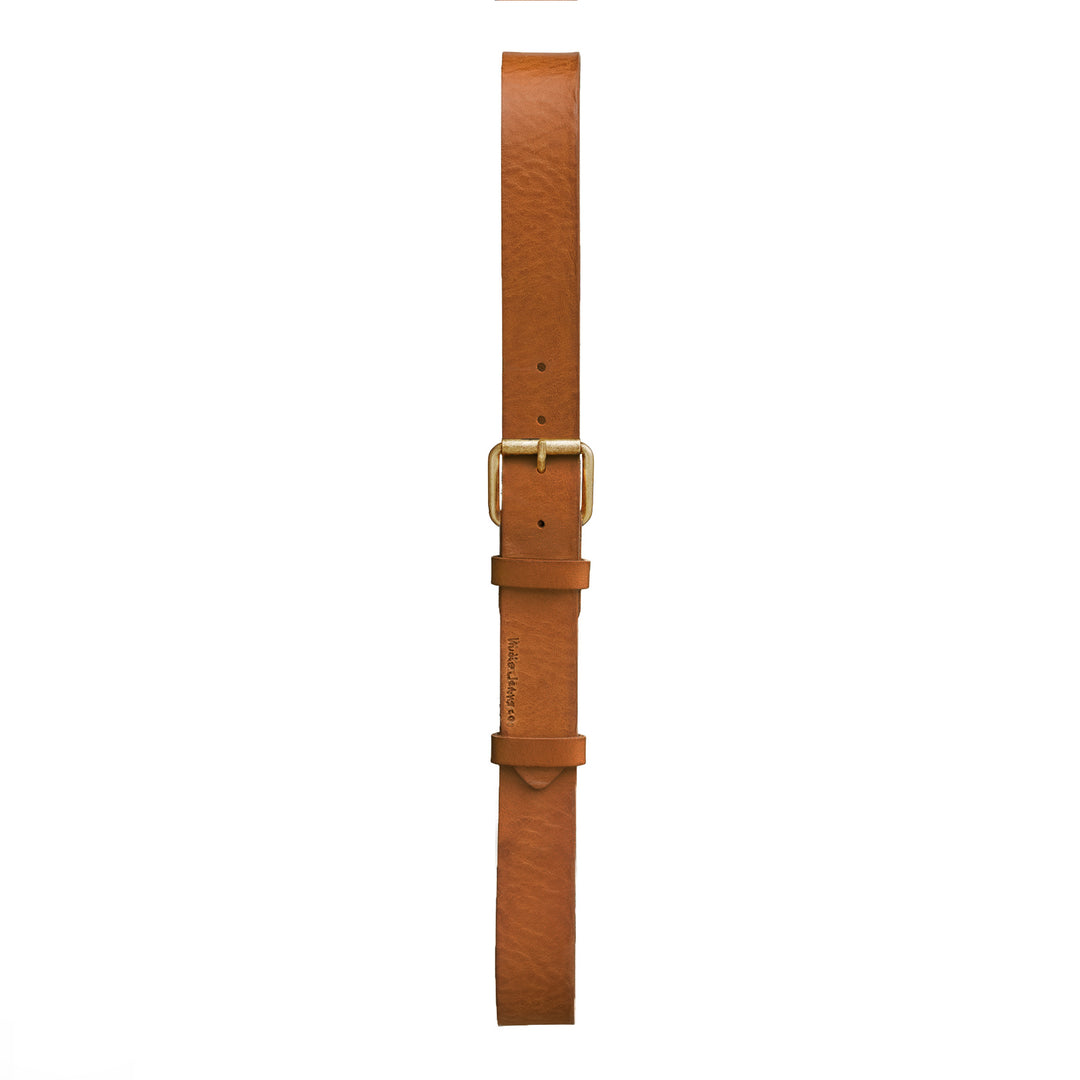 Nudie Jeans Pedersson Leather Belt Toffee Brown