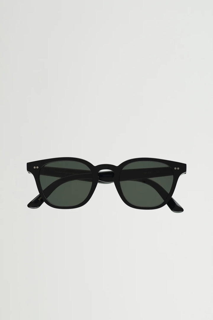 River Black/ Green Solid Lens