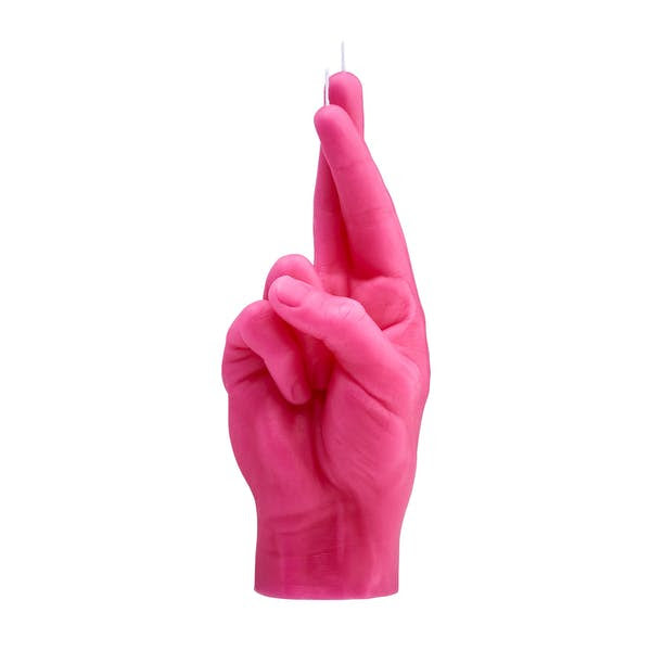 CandleHand "CrossedFingers" Pink