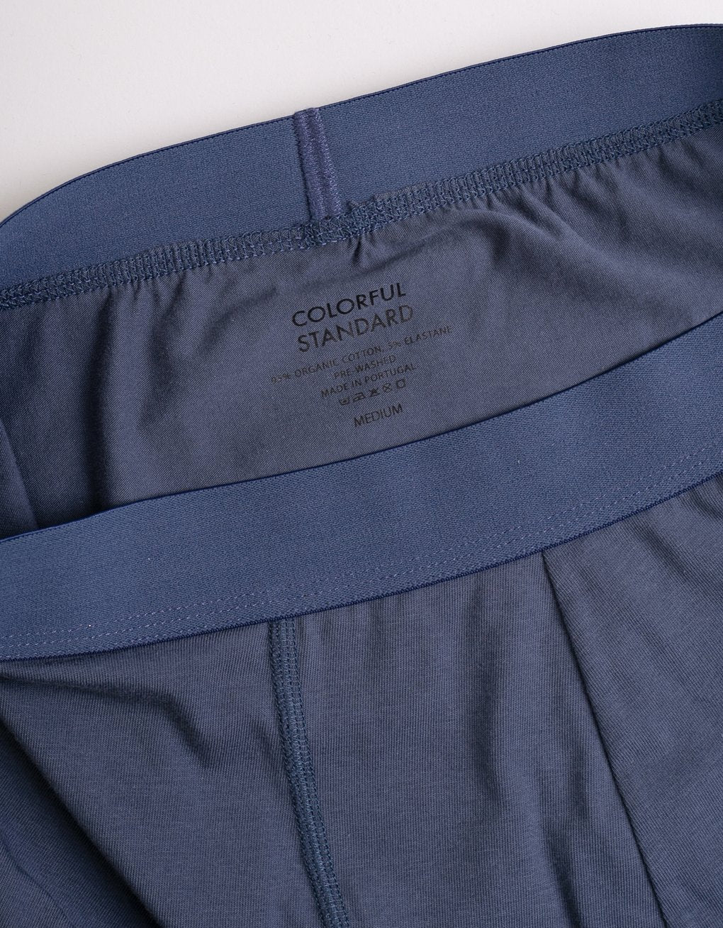 Classic Organic Boxer Briefs Petrol Blue