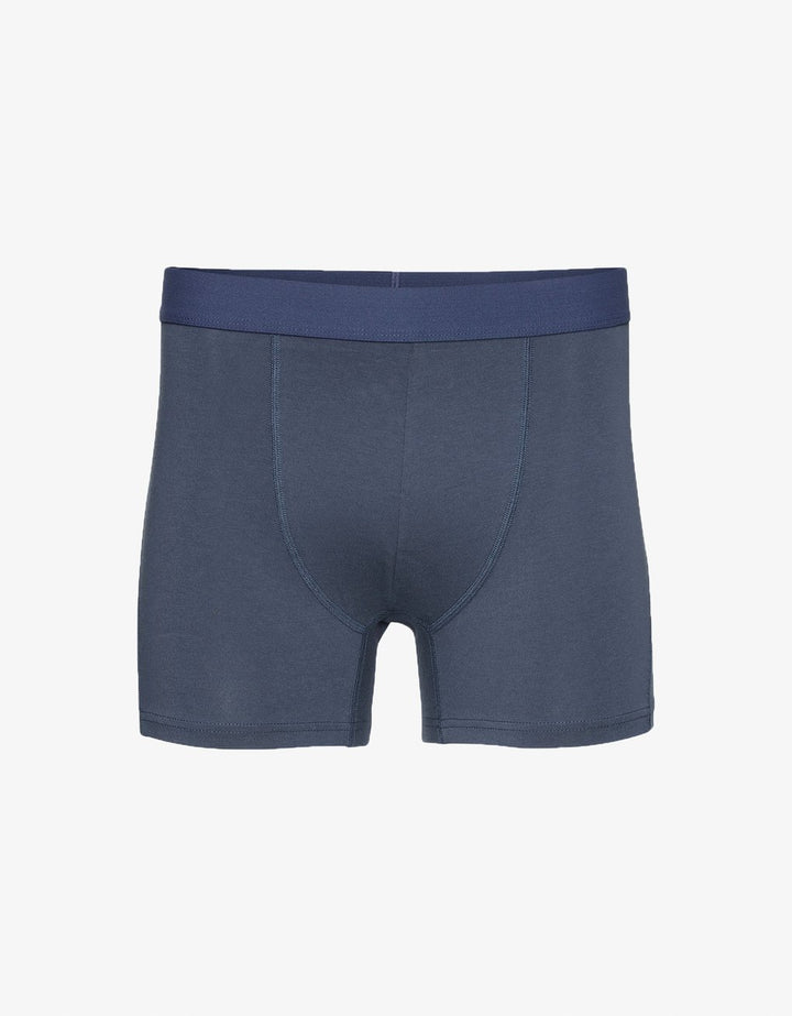 Classic Organic Boxer Briefs Petrol Blue