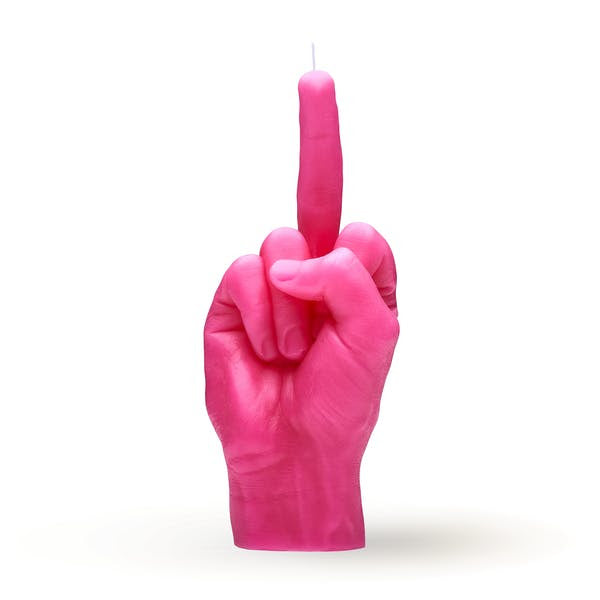 CandleHand "F*ck you" Pink