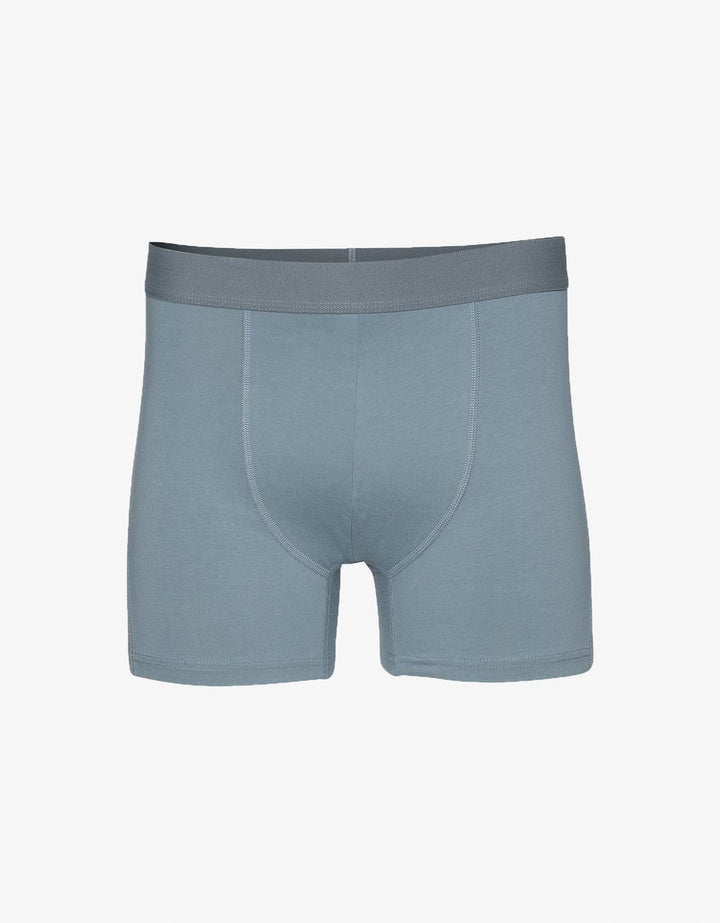 Classic Organic Boxer Briefs Stone Blue