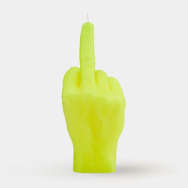 CandleHand "F*ck you" Neon Yellow