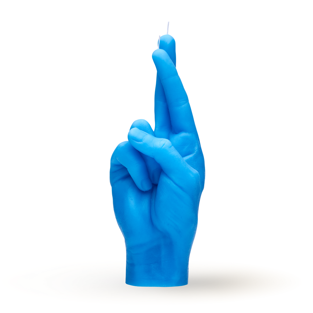 CandleHand "CrossedFingers" Blue