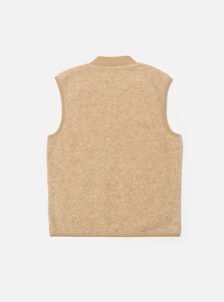 Universal Works Zip Waistcoat - Fawn