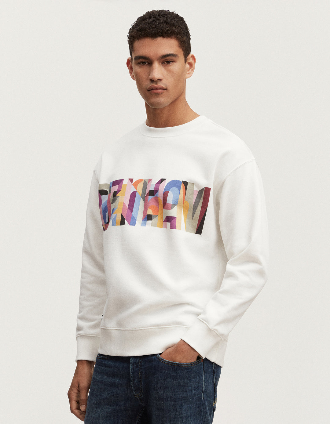 Denham Dxsaid Type Box Sweat