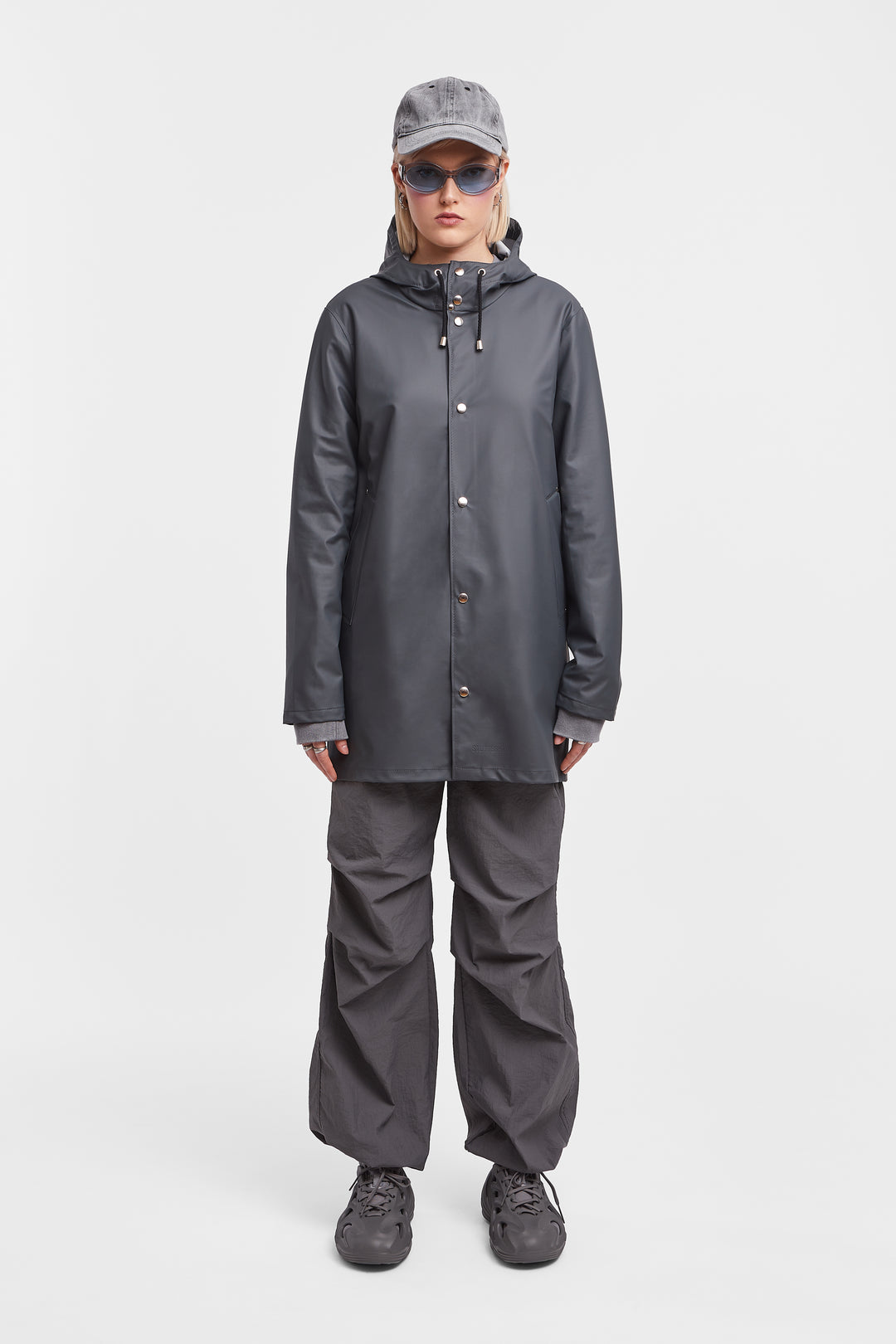 Stutterheim Stockholm Lightweight Charcoal – kindf_olk