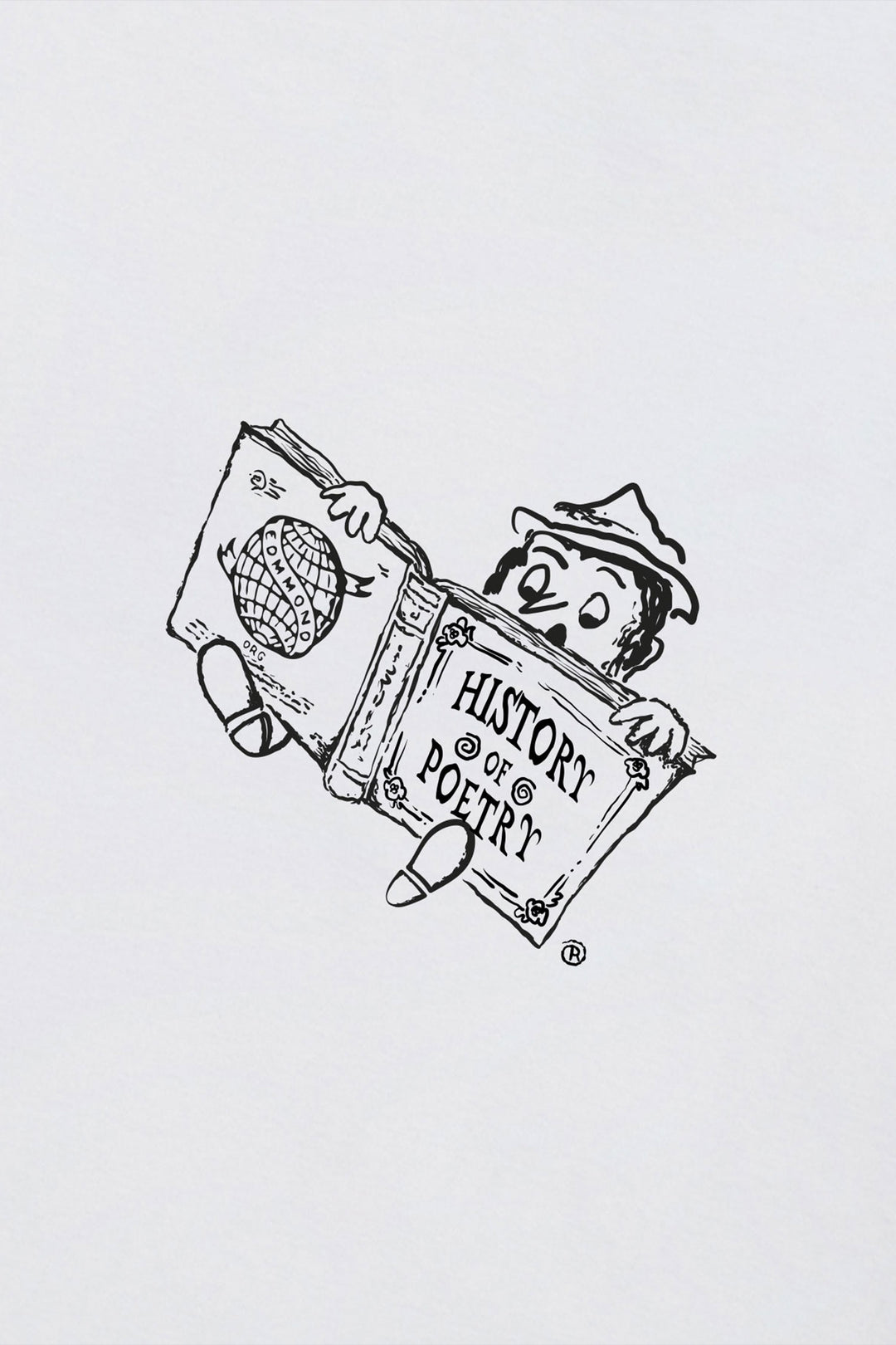 Edmmond Studios Bookstore T-Shirt in Plain White