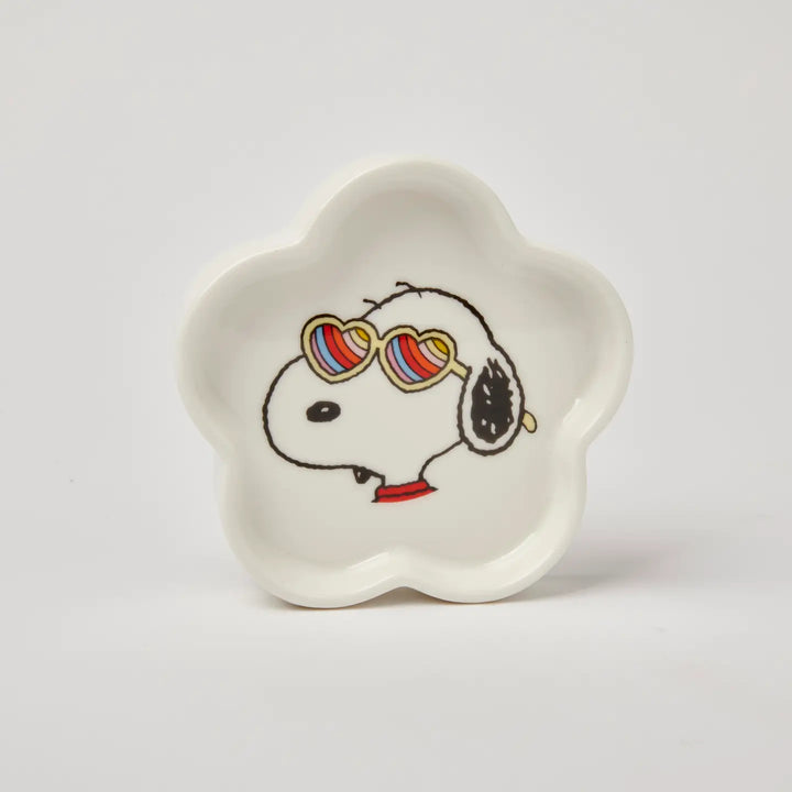 Peanuts Round Shaped Trinket Dish - Flower Power