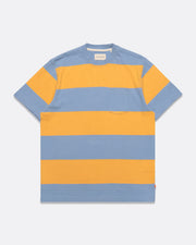 Far Afield Crew Pocket Neck T-Shirt - Bold Stripe