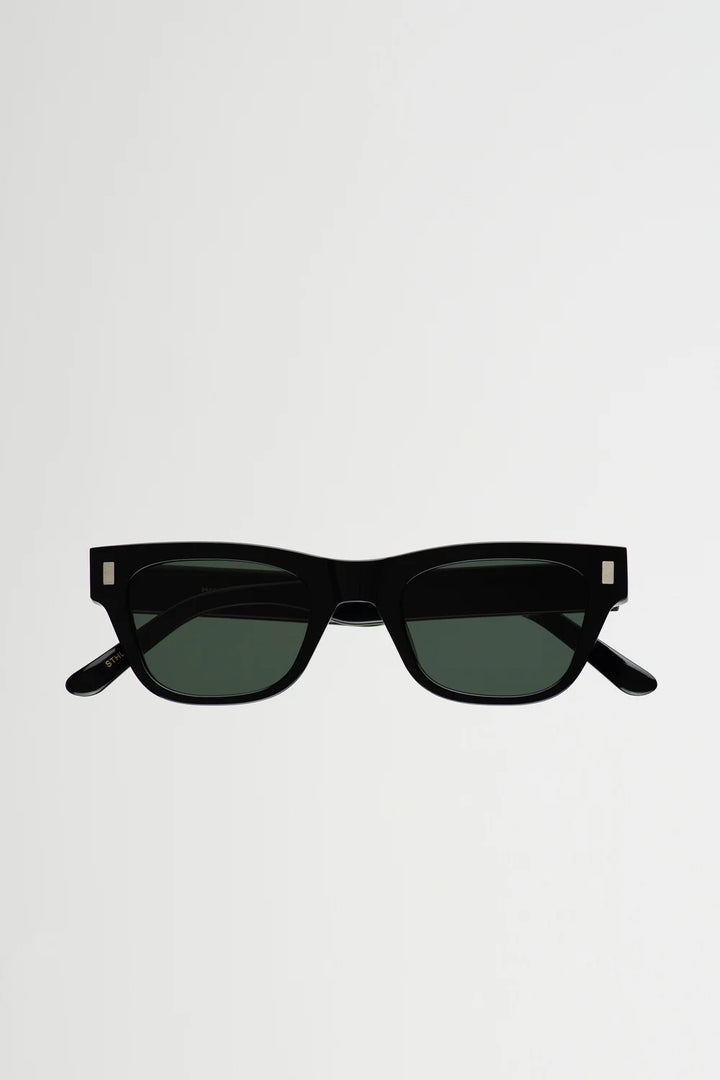 Monokel Aki Black - Green Solid Lens