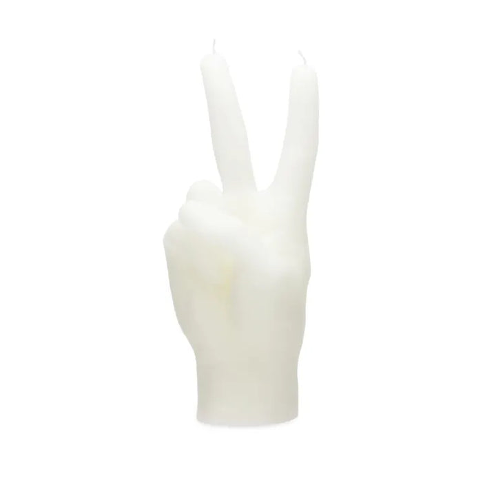 CandleHand "Peace" White