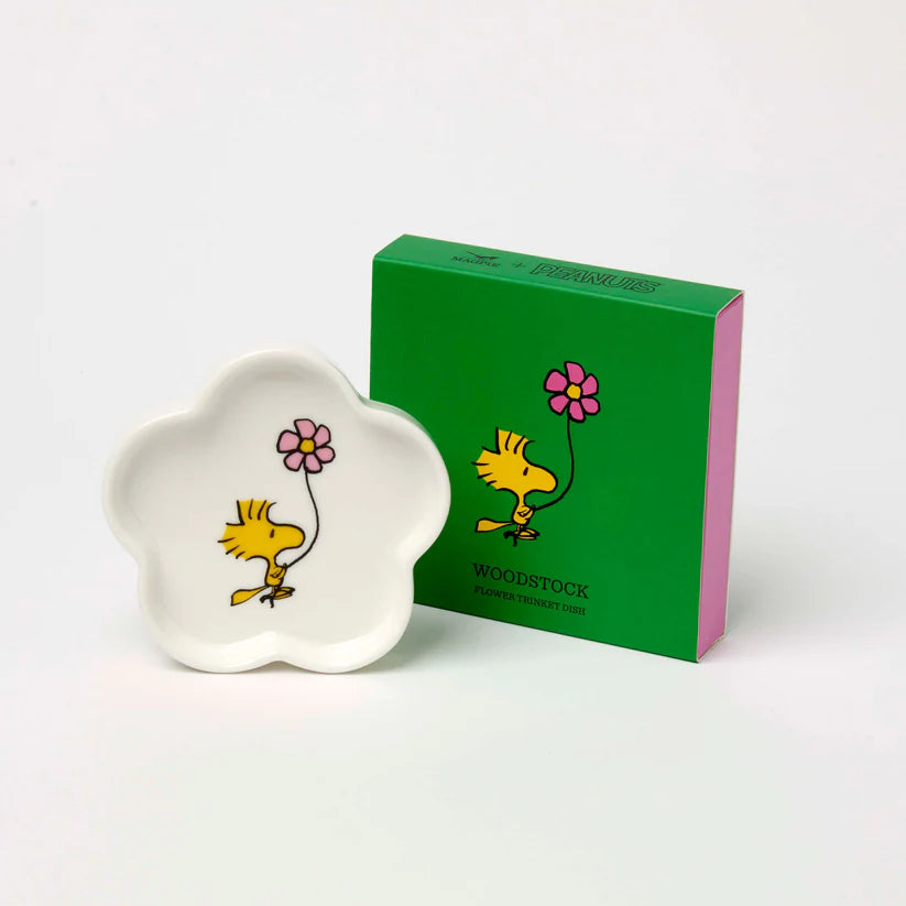 Peanuts Flower Shaped Trinket Dish - Woodstock