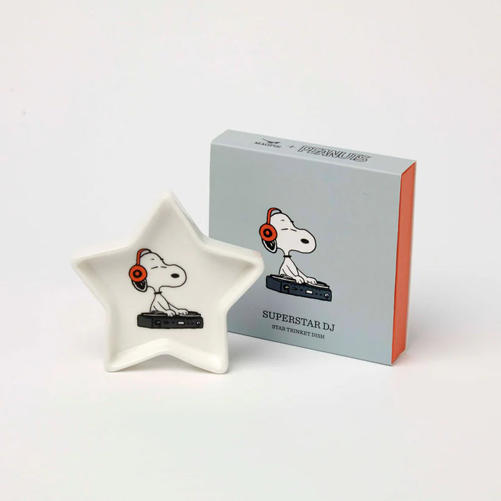 Peanuts Star Shaped Trinket Dish - Superstar DJ