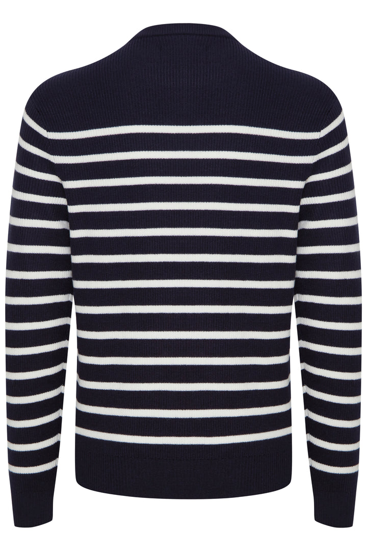 Casual Friday Karl Striped Crew Neck Knit