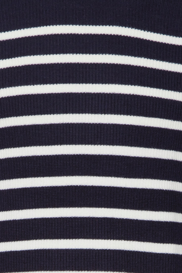 Casual Friday Karl Striped Crew Neck Knit