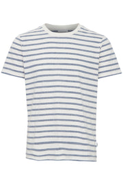 Casual Friday Thor Striped Linen Mix Tee