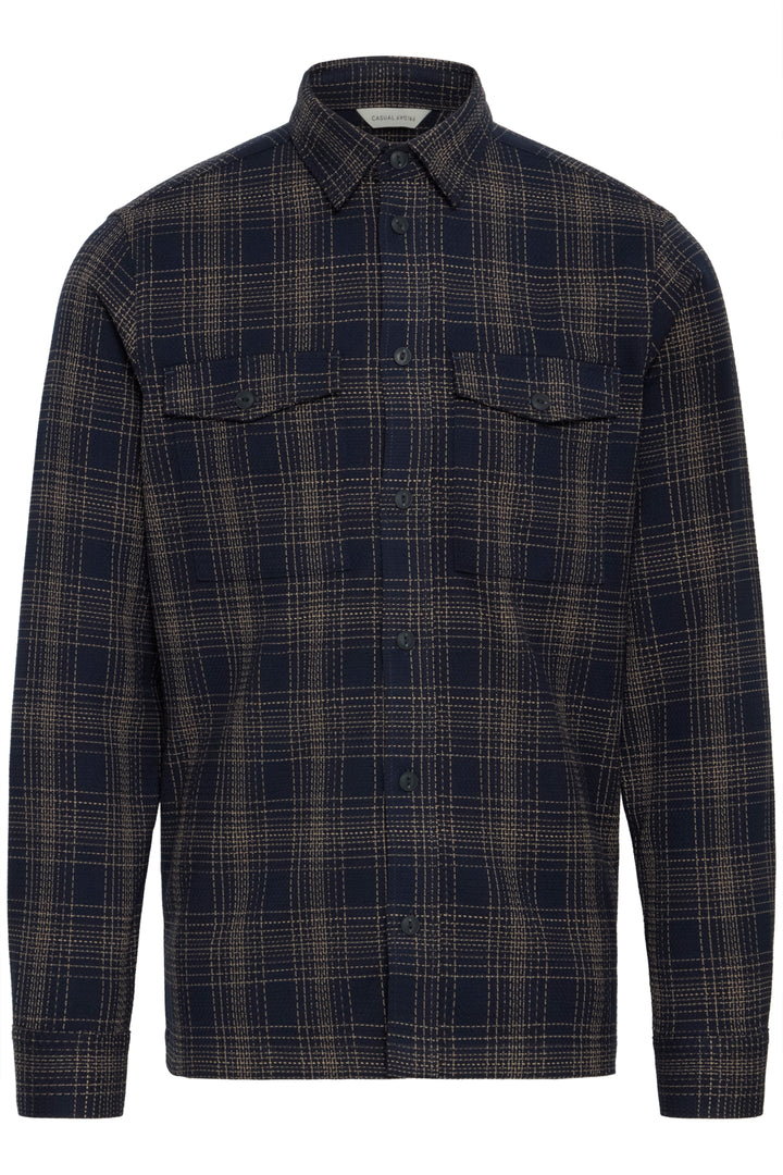 Casual Friday Gorm Structured Checked Shirt