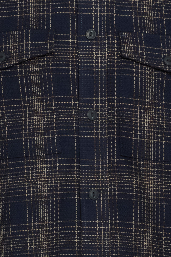 Casual Friday Gorm Structured Checked Shirt