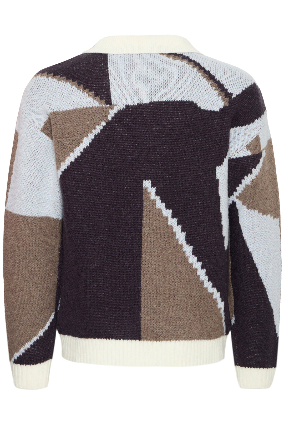 Casual Friday Birk Geometric Polo Knit