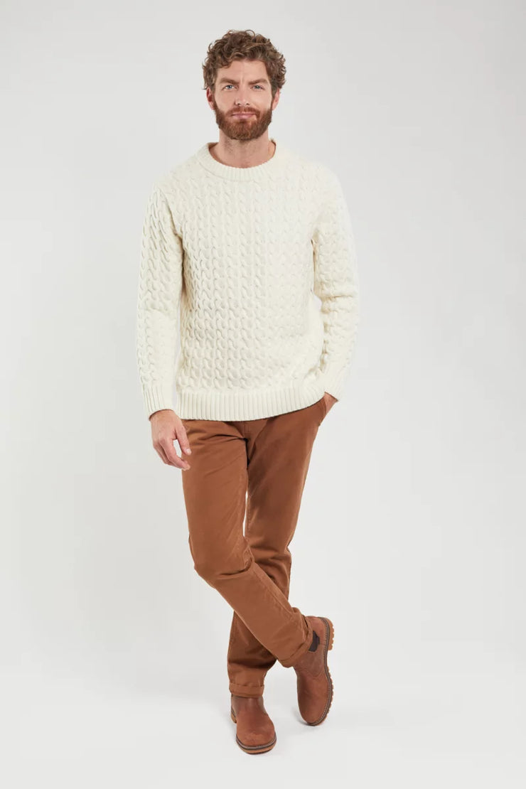 Armor Lux Wool Cable Knit Jumper