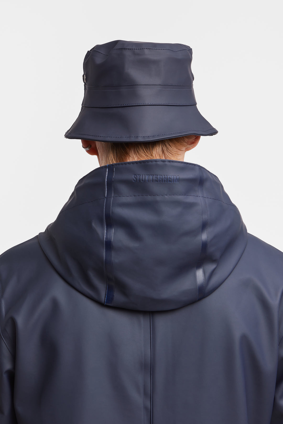 Stutterheim Beckholmen Navy Bucket Hat