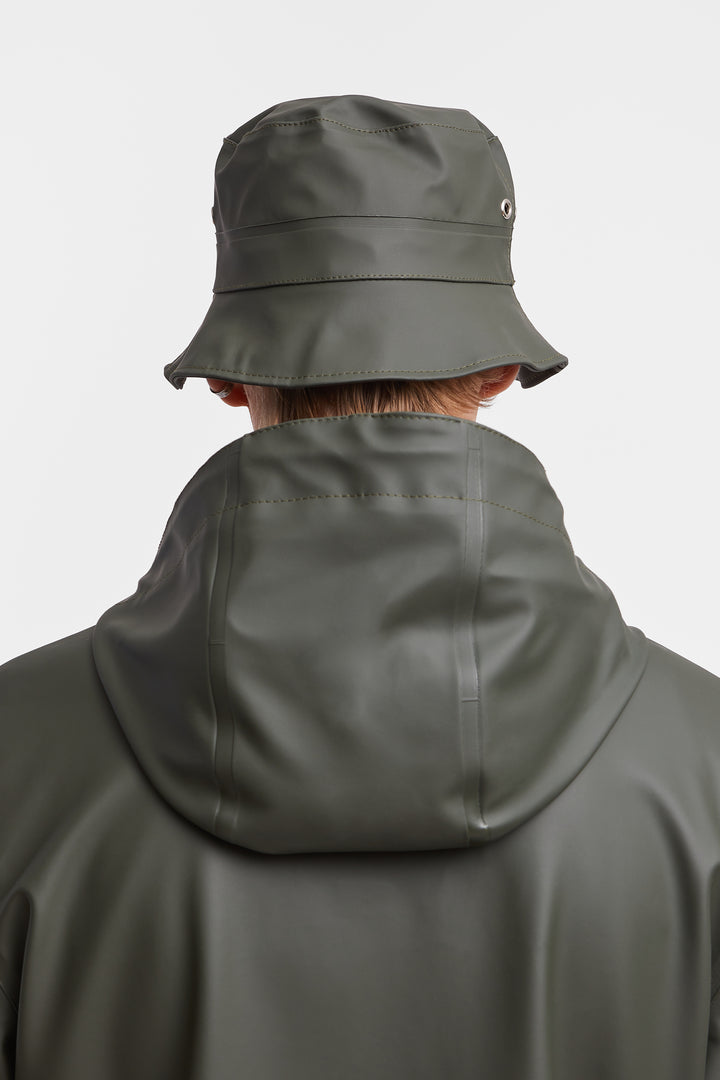 Stutterheim Beckholmen Green Bucket Hat