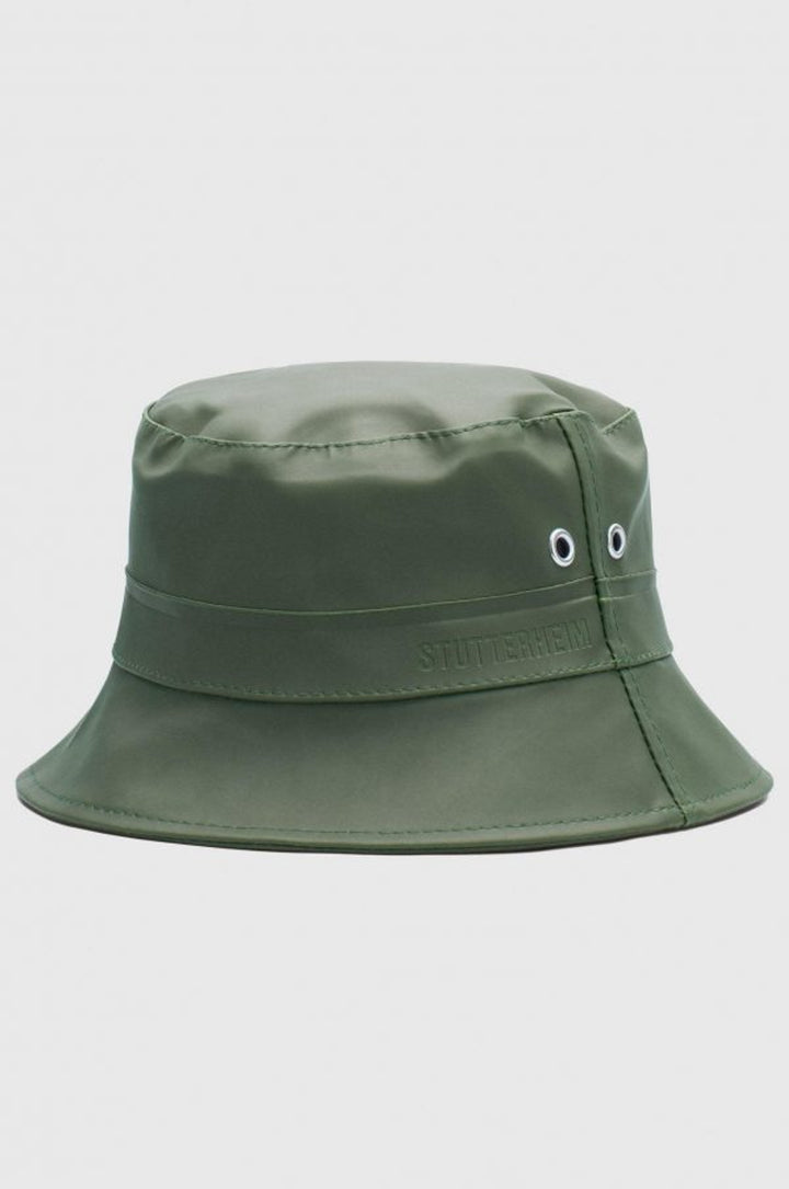 Stutterheim Beckholmen Green Bucket Hat
