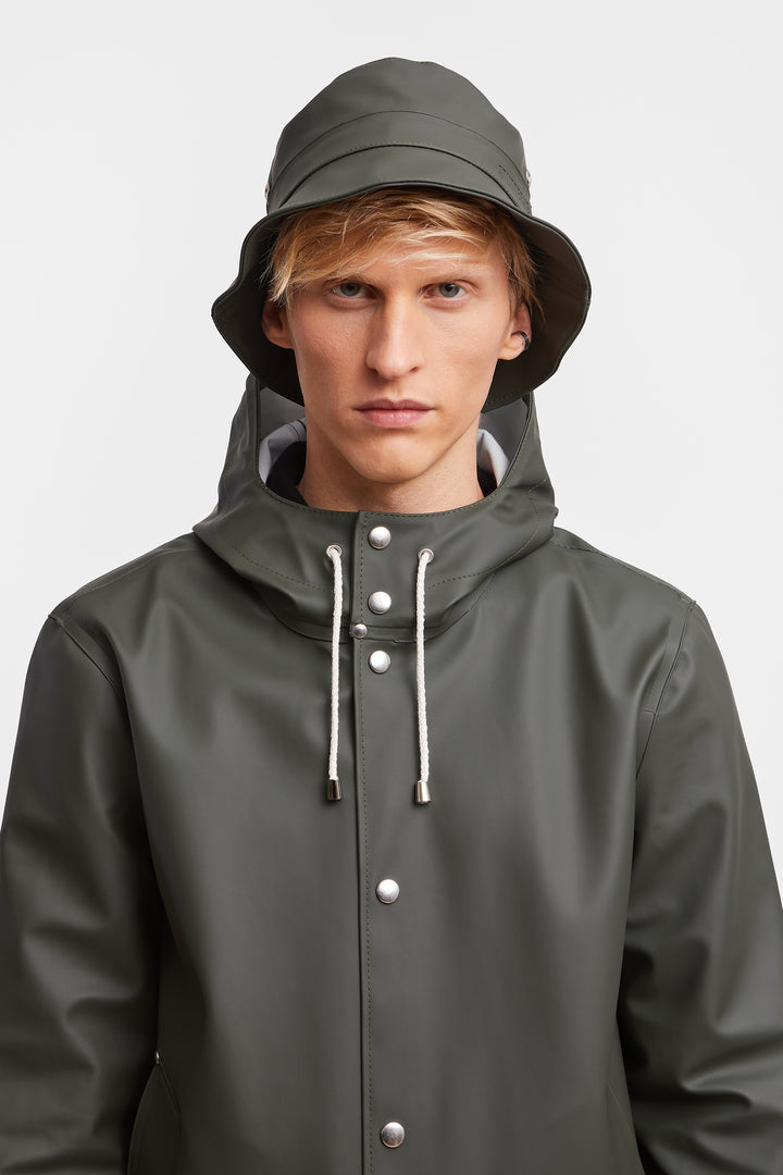 Stutterheim Beckholmen Green Bucket Hat