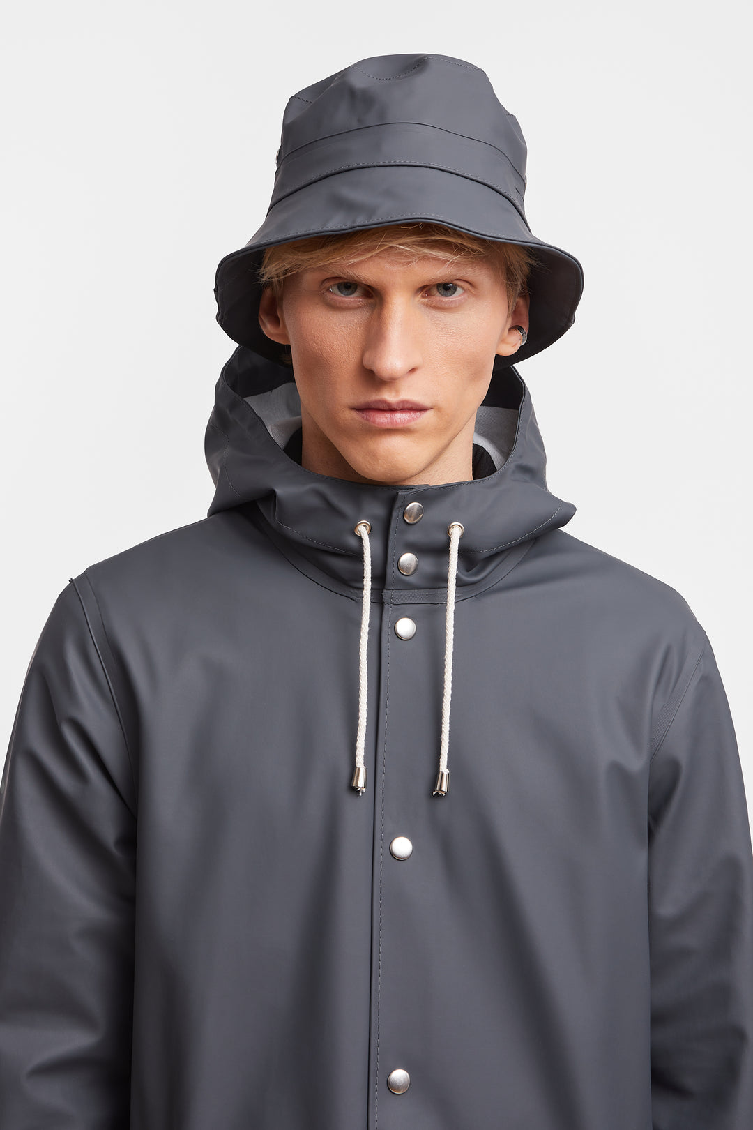 Stutterheim Beckholmen Charcoal Bucket Hat